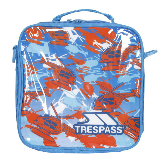 (EACH, Helicopter Print) Trespass Playpiece Kids Lunch Box