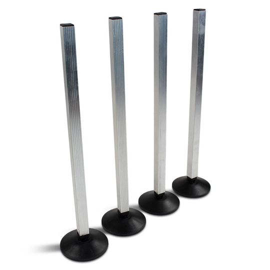 (4x Legs) Match Station 20mm Square Seat Box, Footplate, Platform Leg
