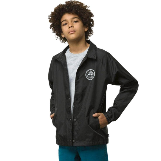 Vans Youth Boys Torrey Windbreaker Rain Jacket - Black