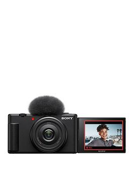 Sony Vlog Camera Zv-1F Digital Camera (Vari-Angle Screen, 4K Video, Slow Motion, Vlog Features) - Black With Free Grip