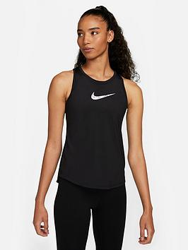 Nike The One Tank - Black , Black/White, Size Xs, Women