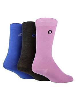 Jeff Banks 3pk Gift Box Socks - Multi, Assorted, Men