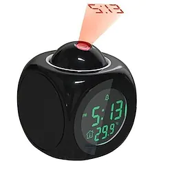 Projection Digital LED Alarm Clock for Bedroom on Ceiling Wall Dimmer USB Charger Battery Time And Temperature Display Backup Loud Dual Alarm Clock for Heavy Sleeper Kid Elderly Lightinthebox