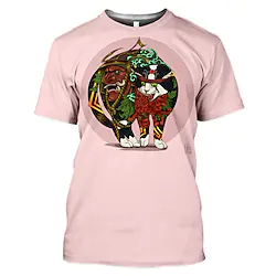 Inspired by Animal Cat T-shirt Anime Cartoon Anime Classic Street Style T-shirt For Men's Women's Unisex Adults' 3D Print 100% Polyester Lightinthebox