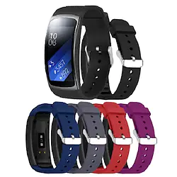 Smart Watch Band for Samsung Galaxy Gear Fit2 Pro / Fit2 Silicone Smartwatch Strap Adjustable Elastic Sport Band Replacement Wristband Lightinthebox