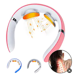 Electric Neck Massage Instrument Multi Functional Neck Massager Electromagnetic Pulse Heating Neck Protector Lightinthebox