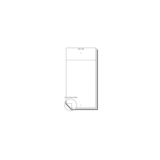 Restaurant Pads / Waiter Order Pads - Single Ply - 100 Sheets per Pad - 100 Pads per Box