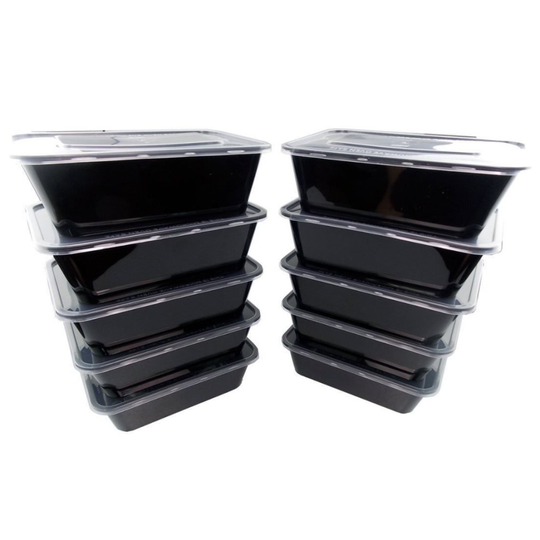 Kabalo 10 Pack Premium Stackable Microwave Re-Usable Lunchbox Food Container Meal Boxes