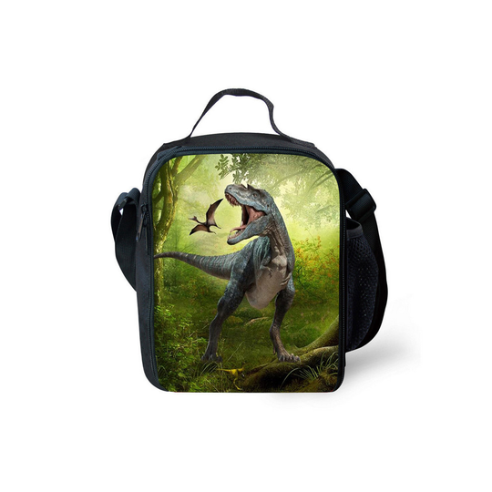 (Pattern 02) Jurassic World Lunch Bags Thermal Insulated Box