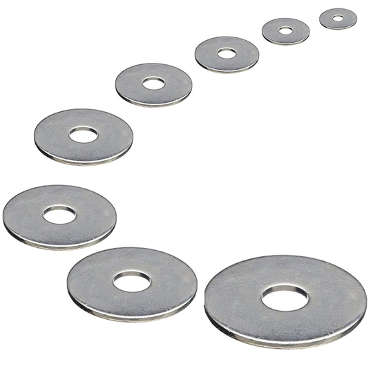 (30) M6 X 18mm A2 STAINLESS STEEL PENNY REPAIR WASHERS MUDGUARD WASHER