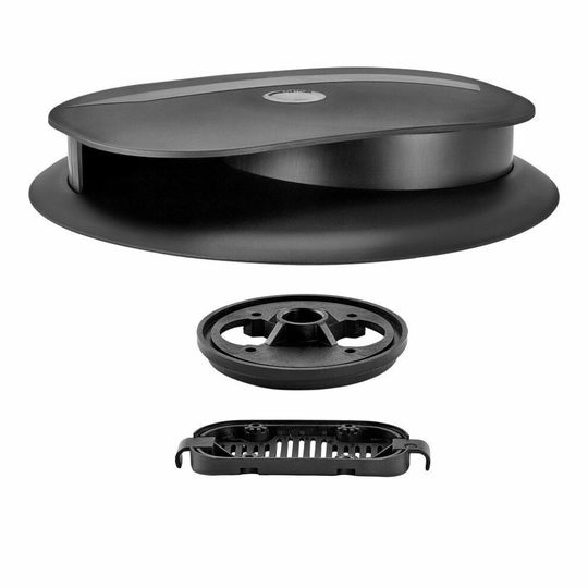 Flettner Slimline Ventilator in Black for Van, Horse Box, RV, Caravan