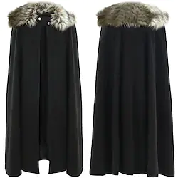 Prince Aristocrat Retro Vintage Medieval Cloak Masquerade Men's Costume Vintage Cosplay Event / Party Cloak Carnival / Chiffon Lightinthebox