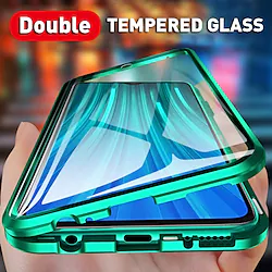 Phone Case For Samsung Galaxy Full Body Case Magnetic Adsorption A73 A53 A33 A72 A52 A42 Note 20 Ultra A71 S23 S22 S21 S20 Plus Ultra Double Sided Magnetic Flip Shockproof Transparent Tempered Glass Lightinthebox