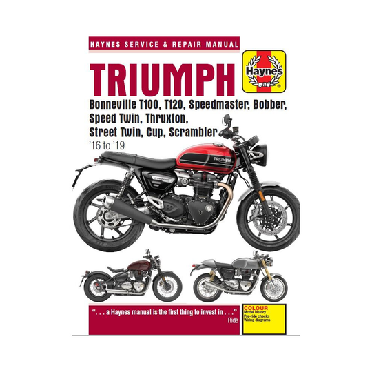 Triumph Bonneville T100/Bobber/Thruxton/Street/Scrambler Haynes (Paperback) ~