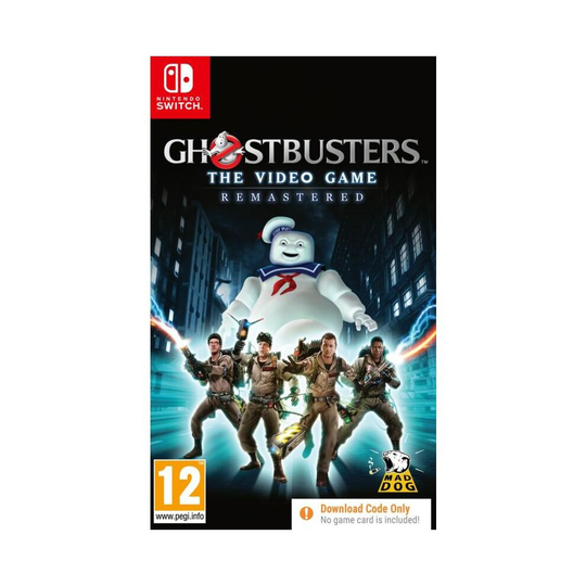 Ghostbusters The Videogame Remastered Nintendo Switch Game [Code in a Box]