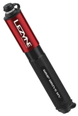 Lezyne Mini bicycle pump Grip Drive HV Red