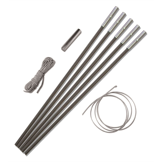 Universal 8.5mm Durable Durawrap Duratec Fibreglass 5 Pole Pack Tent Repair Kit
