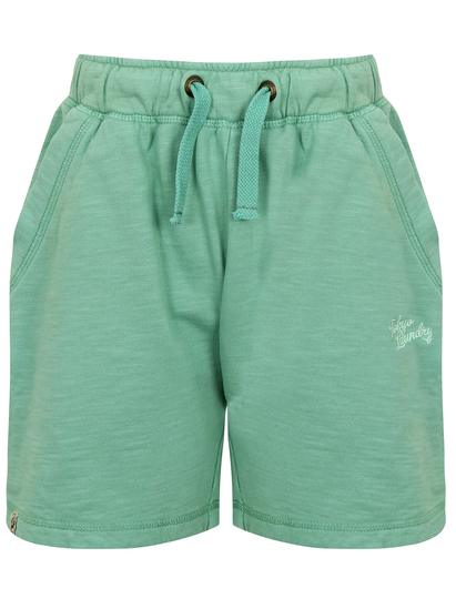 Jogger Shorts Boys K-Gasper Slub Sweat Shorts in Washed Light Green - Kids / 5-6 Years - Tokyo Laundry