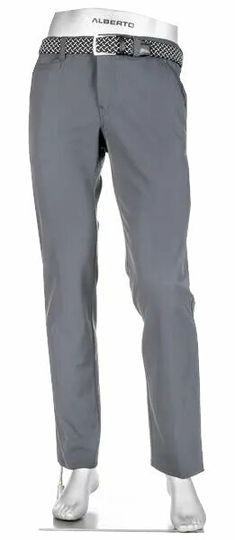 Alberto Rookie 3xDRY Cooler Mens Trousers Grey Blue 44