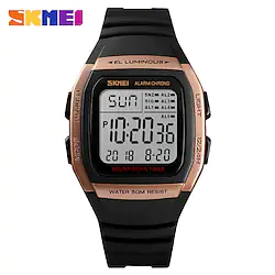SKMEI Digital Watch for Men Digital Digital Stylish Stylish Casual Waterproof Noctilucent Day Date Alloy Alloy Fashion Lightinthebox