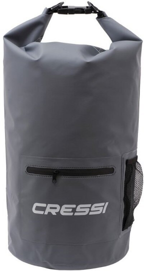Cressi Dry Bag Zip Grey 20L