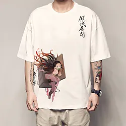 Inspired by Demon Slayer: Kimetsu no Yaiba Kamado Nezuko T-shirt Cartoon Manga Anime Classic Street Style T-shirt For Men's Women's Unisex Adults' Hot Stamping 100% Polyester Lightinthebox