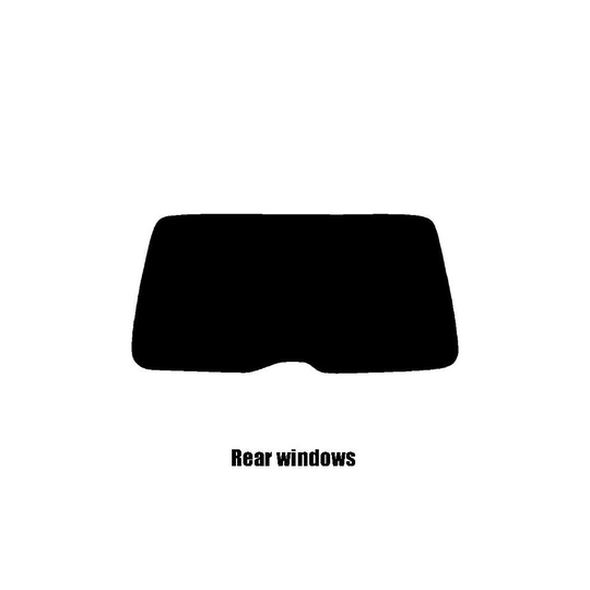 (35% Light Smoke) Pre Cut Front Window Tint VW Caddy Van Tailgate 03+