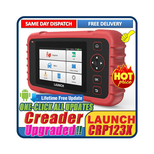 LAUNCH CRP123X EOBD2 Car Scanner Automotive Diagnostic Tool 4 System
