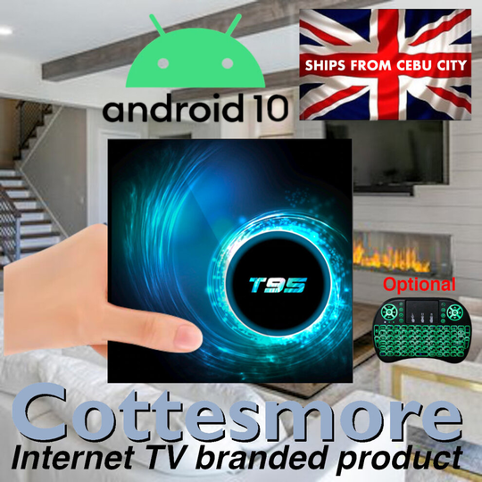 T95 Android 10.0 TV Box 4Gb + 64Gb 2021 Quad Core 6K Media Player WIFI