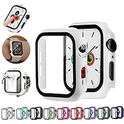 1 Pack Watch Case with Screen Protector Compatible with Apple iWatch Series SE / 6/5/4/3/2/1 Scratch Resistant Shockproof HD Clear Silicone / Tempered Glass Watch Cover Lightinthebox
