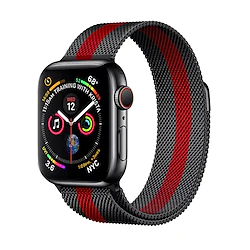 1 pcs Smart Watch Band for Apple iWatch Series 8 7 6 5 4 3 2 1 SE Apple Watch Stainless Steel Smartwatch Strap Milanese Loop Replacement Wristband Lightinthebox