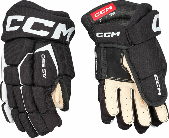 CCM Hockey Gloves Tacks AS 580 JR 12 Black/White