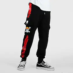 Inspired by One Piece Monkey D. Luffy Jogger Pants Anime Classic Street Style Pants For Men's Women's Unisex Adults' 3D Print 100% Polyester Lightinthebox
