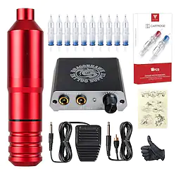 DRAGONHAWK Professional Tattoo Kit Tattoo Machine - 1 pcs Tattoo Machines, Professional / New Aluminum Alloy 15 W Tattoo Pen Lightinthebox