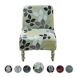 Armless Chair Slipcover Removable Armless Accent Chair Covers Washable Chair Slipcovers Furniture Protector Covers for Living Dining Room Hotel Armless Accent Chair Lightinthebox