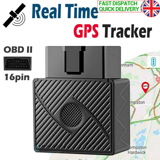 GPS Tracker Real-Time OBD2 Vehicle Car Truck Van Tracking Locator Plug and Play