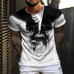 Inspired by Tokyo Ghoul Ken Kaneki T-shirt Cartoon Manga Anime Classic Street Style T-shirt For Men's Adults' Hot Stamping 100% Polyester Lightinthebox