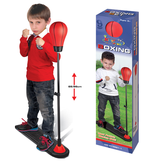 (65-96cm) Kid Punch Bag Ball Boxing Kit Free Standing Punching Sets