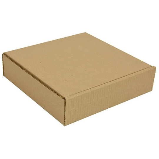 (240x240x40mm, 25 PCS) Brown Cardboard Boxes Small Parcel Postage Carton