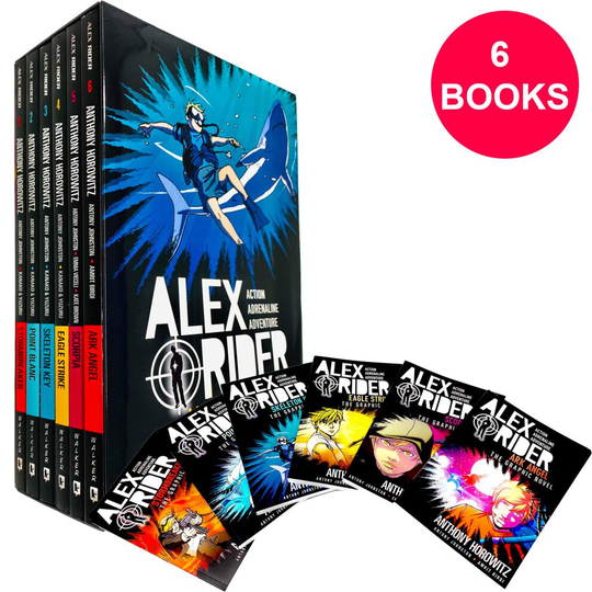 Alex Rider Graphic Novel Collection 6 Book Box Set by Anthony Horowitz