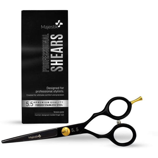 Professional Hair Cutting Scissors - VERY SHARP - Barber 5.5-inch Razor Edge Shears - Made from Forged Stainless Steel with Fine Adjustment Screw