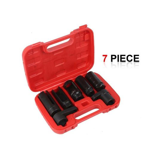 Oxygen Sensor Socket Set 7 Pc Removal Tool 22MM/27MM/29MM