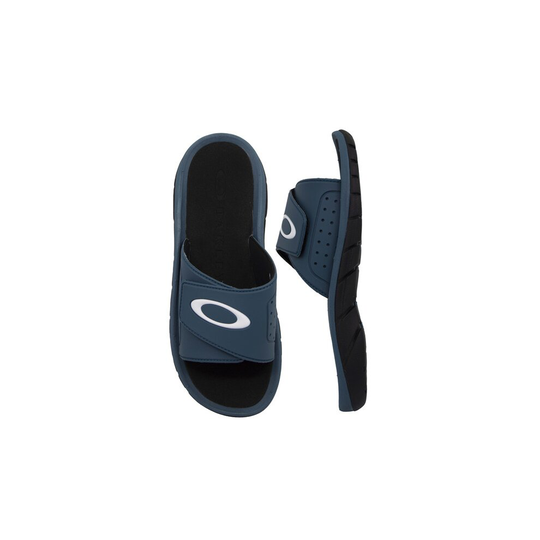 (8 (Adults')) Oakley Super Coil Slide Balsam Hook & Loop Mens Flip Flop Sliders 15031A 6A9