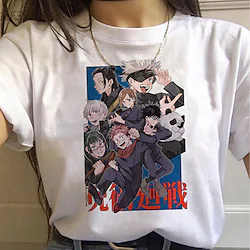 Inspired by Jujutsu Kaisen Yuji Itadori Gojo Satoru T-shirt Cartoon Manga Anime Harajuku Graphic Kawaii T-shirt For Men's Women's Unisex Adults' Hot Stamping 100% Polyester Lightinthebox