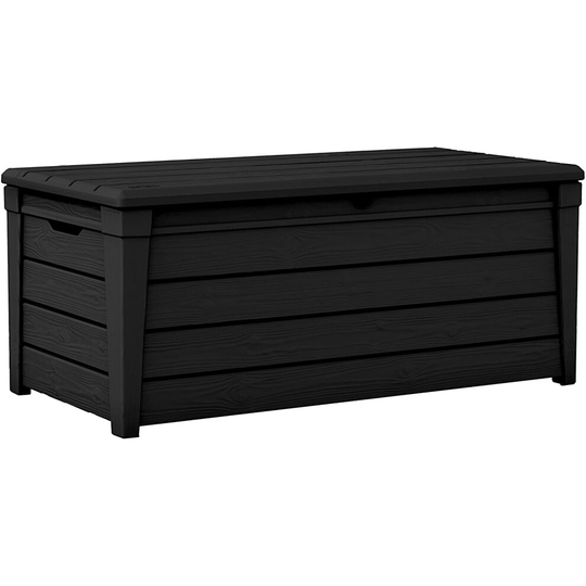 Keter BRIGHTWOOD Outdoor Storage Box, Anthracite Grey