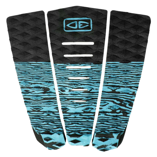 Ocean And Earth Blazed 3 Piece Tail Pad - Blue/Black