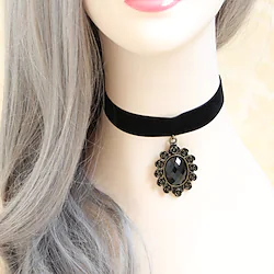 Tattoo Choker Necklace Accessories Retro Vintage Punk Gothic Steampunk Alloy For Goth Girl Cosplay Halloween Carnival Masquerade Women's Costume Jewelry Fashion Jewelry Lightinthebox