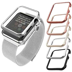 1 Pack Watch Case Compatible with Apple iWatch Series SE / 6/5/4/3/2/1 Shockproof Bumper Full Cover All Around Protective Alloy Watch Cover Lightinthebox