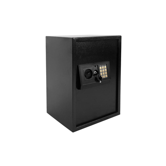 LARGE STRONG STEEL SAFE KEY HIGH SECURITY HOME OFFICE MONEY CASH SAFETY BOX
