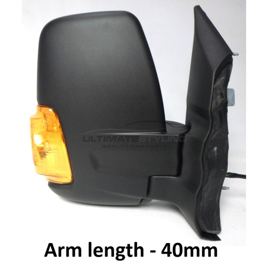 Transit Mk8 V363 Van 3/2014-> Manual Wing Mirror Amber Indicator Drivers Side